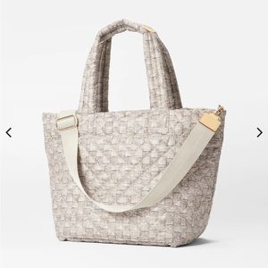 EUC MZ Wallace Medium Metro Tote Deluxe in Small Jute - MSRP $275
